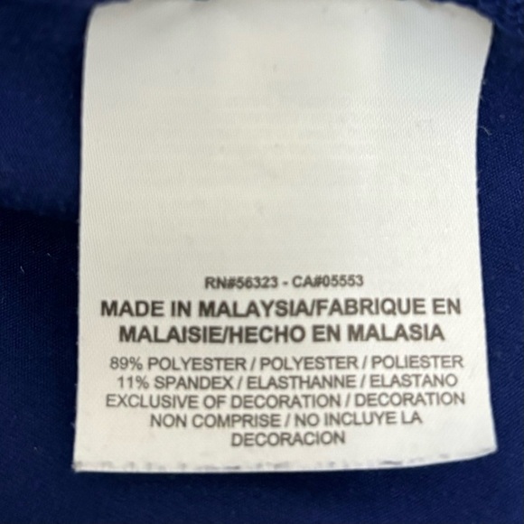 Nike Running DriFit Half Zip Royal Blue Pullover Top Womens Size Large - Picture 9 of 9